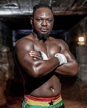 Ghanaian boxer, Bastie Samir