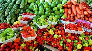 Some vegetables on display