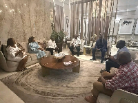 Kwabena Agyepong at Dr Bawunia's residence