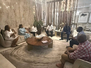 Kwabena Agyepong at Dr Bawunia's residence