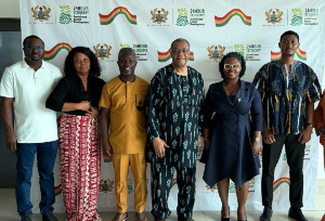 A photo of Augustine Tanoh and other officials of the 6th Inter Tourism Expo
