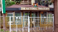 The National Treasury building in Nairobi, Kenya