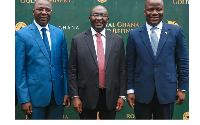 Dr. Mohammed Amin Adam, Dr. Mahamudu Bawumia and Samuel Abu Jinapor