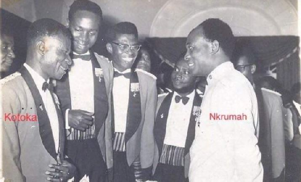 Kwame Nkrumah met with Kotoka a few times as seen in this photo
