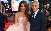 George Clooney and his wife Amal