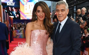 George Clooney and his wife Amal