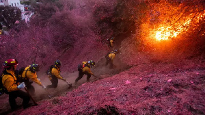 Di death toll from di wildfire for Los Angeles don rise to 24 wit16 pipo missing