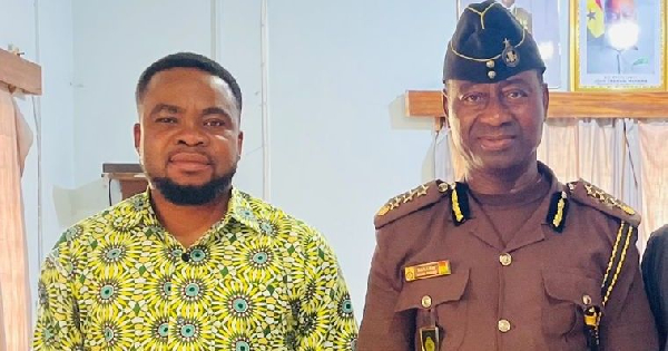 (L) Hon Daniel Hamenu Chica and Wilson Sallah (R)