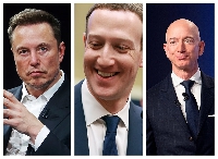 Elon Musk, Mark Zuckerberg and Jeff Bezos saw their wealth increase significantly in 2023
