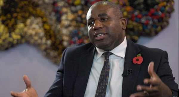 UK Foreign Secretary David Lammy