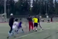 The man attacked the referee during the game