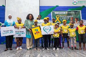 The launch was part of the worldwide Childhood Cancer Awareness Month