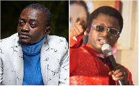 Kumawood actor LilWin (L) and Prophet Opambour (R)