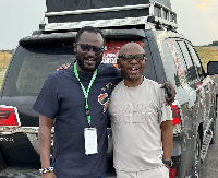 Ras Mubarak (R) is the Campaign Lead, Trans African Tourism and Unity Campaign