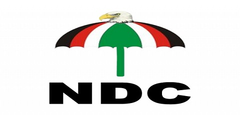 The National Democratic Congress (NDC) flag