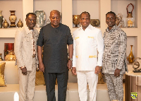 The new Executives met with President Mahama