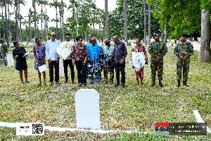Family of Late Major Mahama has marked the 8th anniversary of his death with wreath-laying ceremony