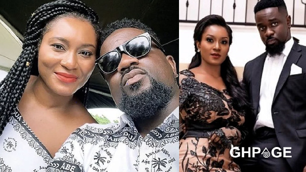 Rapper Sarkodie and wife Tracy