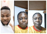 Apostle General Ray Michael and the lady seen during the TikTok live prayer and healing session