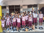 Golden Gate contestants displaying their prizes after the competition