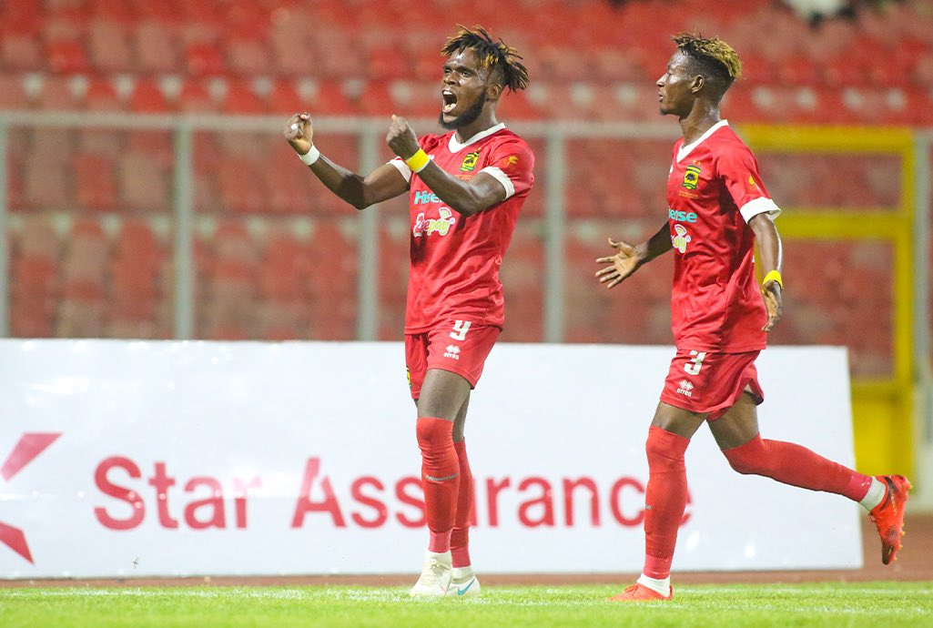 Kotoko players celebrate a crucial win