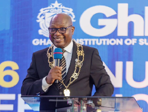 Surv Emmanuel Kofi Cobbold, President, Ghana Institution of Surveyors (GhIS)