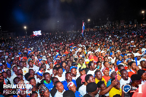 Some residents of Wenchi who turned up for the rally