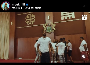 A screenshot from Meek Mill's Instagram page