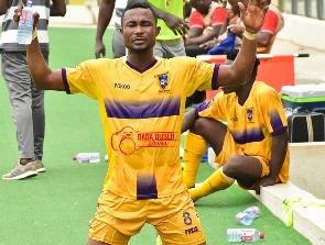 Medeama SC striker Prince Opoku Agyemang