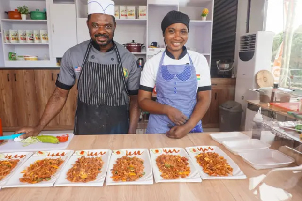 Chef Smith and Leticia Sankah