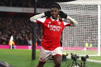 Arsenal forward, Eddie Nketaih