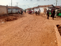 The residents are demanding a halt to works to widen the affected road section.