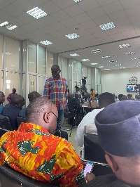 Kennedy Agyapong at the vetting of KT Hammond