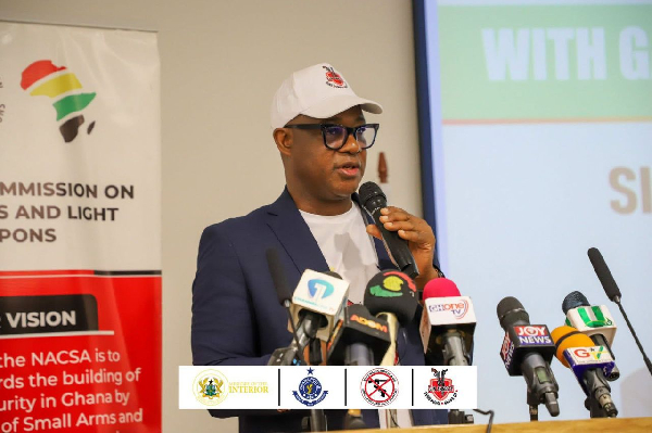 Executive Secretary of the National Commission on Small Arms and Light Weapons (NACSA), Adam Bonaa