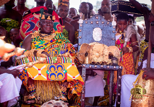 LIVESTREAMED: Golden Stool goes on display as Otumfuo holds Akwasidae to mark his 25th anniversary