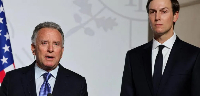 Steve Witkoff (left) and Jared Kushner (right) are due to travel to Kyiv after talks in Moscow