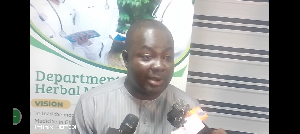 Head of the Department of Herbal Medicine at KNUST, Professor I.K Amponsah