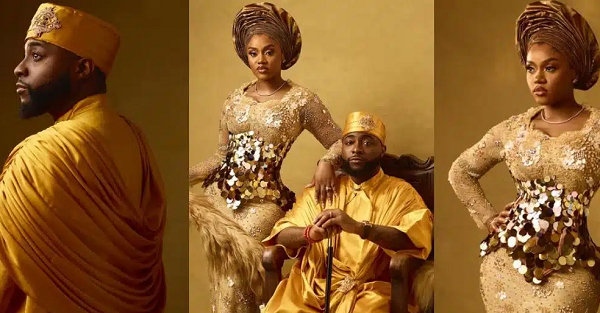 Davido and his wife, Chioma Rowland