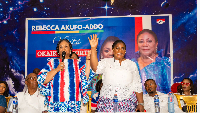 The first lady Rebecca Akufo-Addo and Asiamah-Adjei