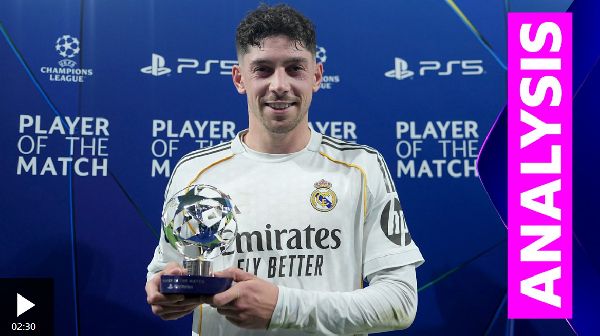 Real Madrid captain, Federico Valverde