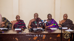 The press conference was led by  Asafohene Akyeamfour Asafo Boakye