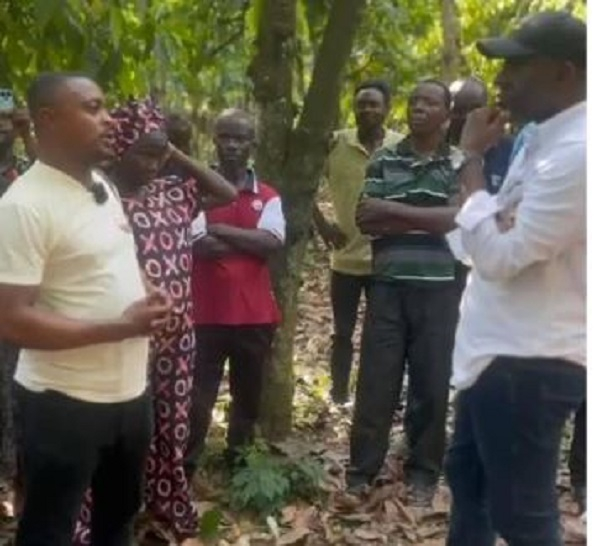 Kojo Oppong Nkrumah engaged directly with cocoa farmers in his constituency