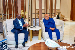 Dr. Mahamudu Bawumia and Charles Abani