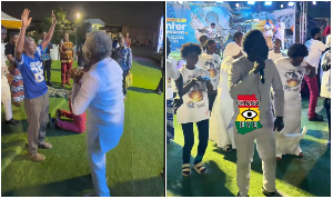 Papa Shee at the prayer crusade