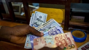 File photo of Cedi and US Dollar notes