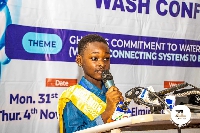 Child sanitation diplomat, Maame Akua Ohenewaa Gyimah