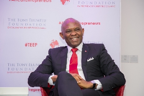 Nigerian banker and philanthropist Tony Elumelu