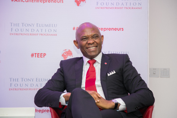 Nigerian banker and philanthropist Tony Elumelu