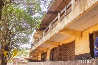 A picture of the school to be renovated