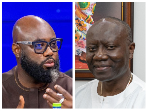 Emmanuel Kotin (L) has sent a message to Ken Ofori-Atta (R) Emmanuel Kotin (L) has sent a message to Ken Ofori-Atta (R)